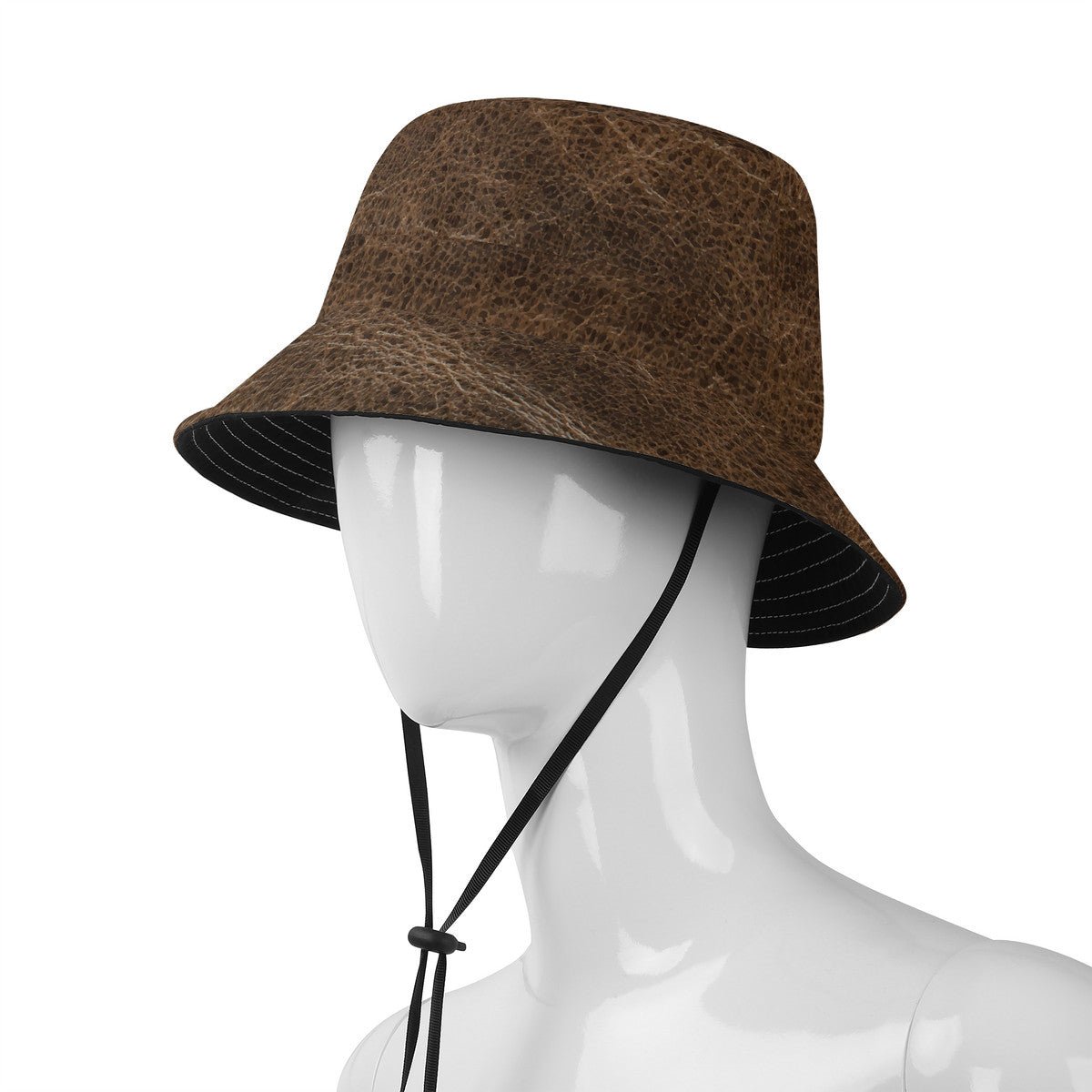 LEATHERTONE [Brown] Fisherman's Hat | Outfique | Hats | Hats