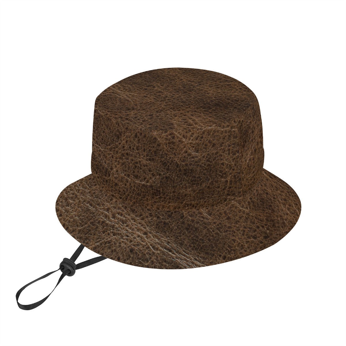 LEATHERTONE [Brown] Fisherman's Hat | Outfique | Hats | Hats