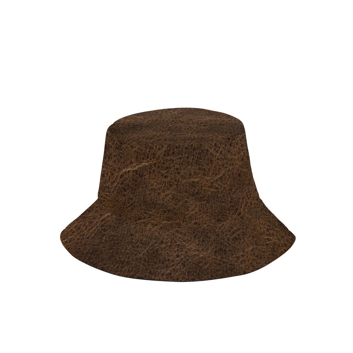 LEATHERTONE [Brown] Fisherman's Hat | Outfique | Hats | Hats