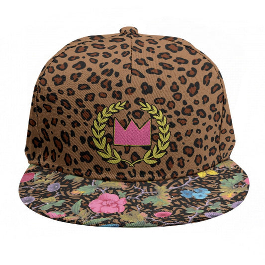 Leopard n' Flora Baseball Cap | Outfique | Hats |