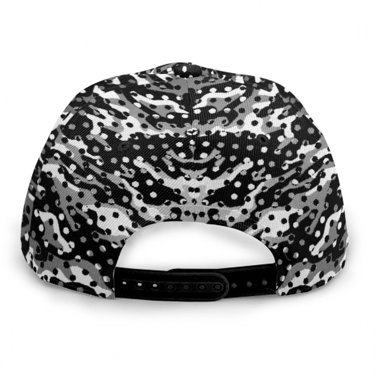 Polka and Camo [B&W] Baseball Cap | Outfique | Hats |