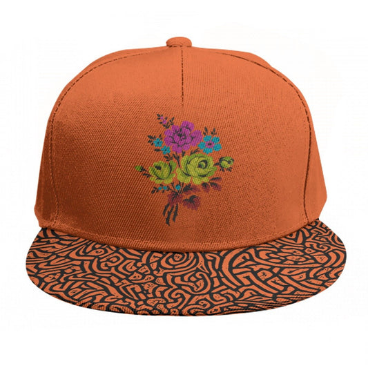 POLYCHROME FLORAL Baseball Cap - Orange | Outfique | |