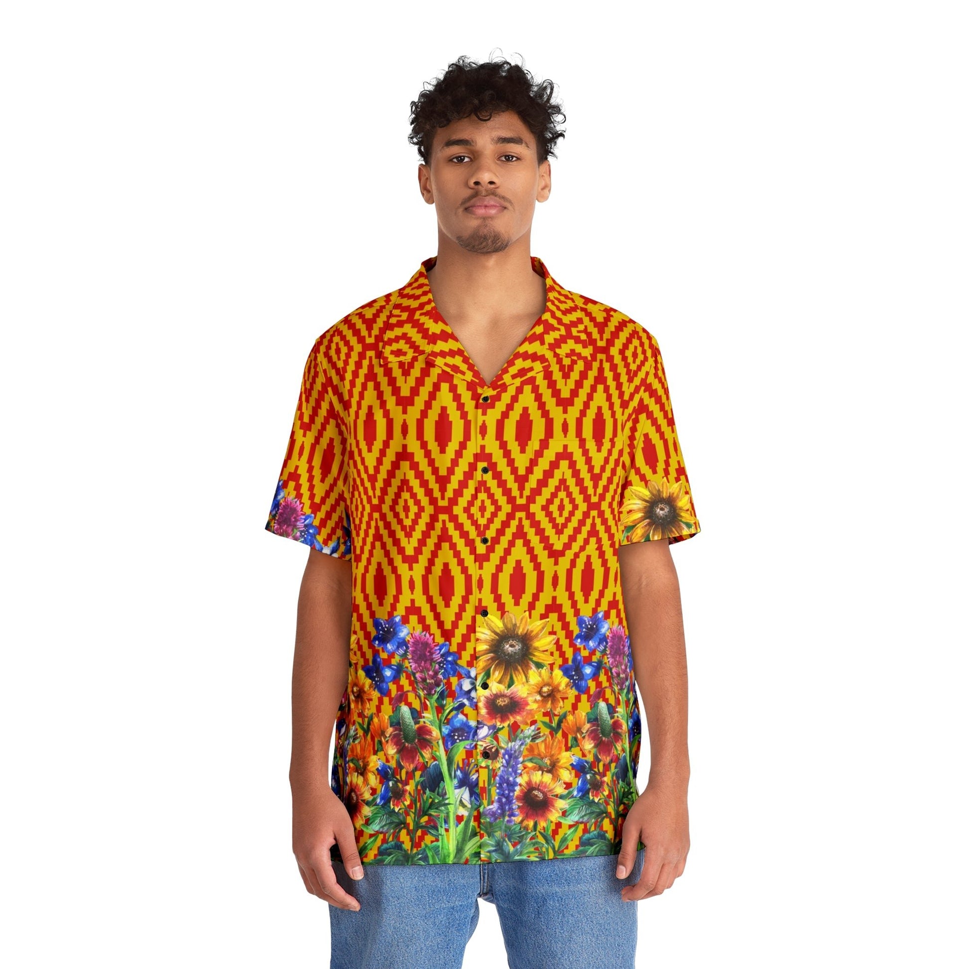 AMERICAN WILDFLOWER Hawaiian Shirt | CANAANWEAR | Shirts | AOP
