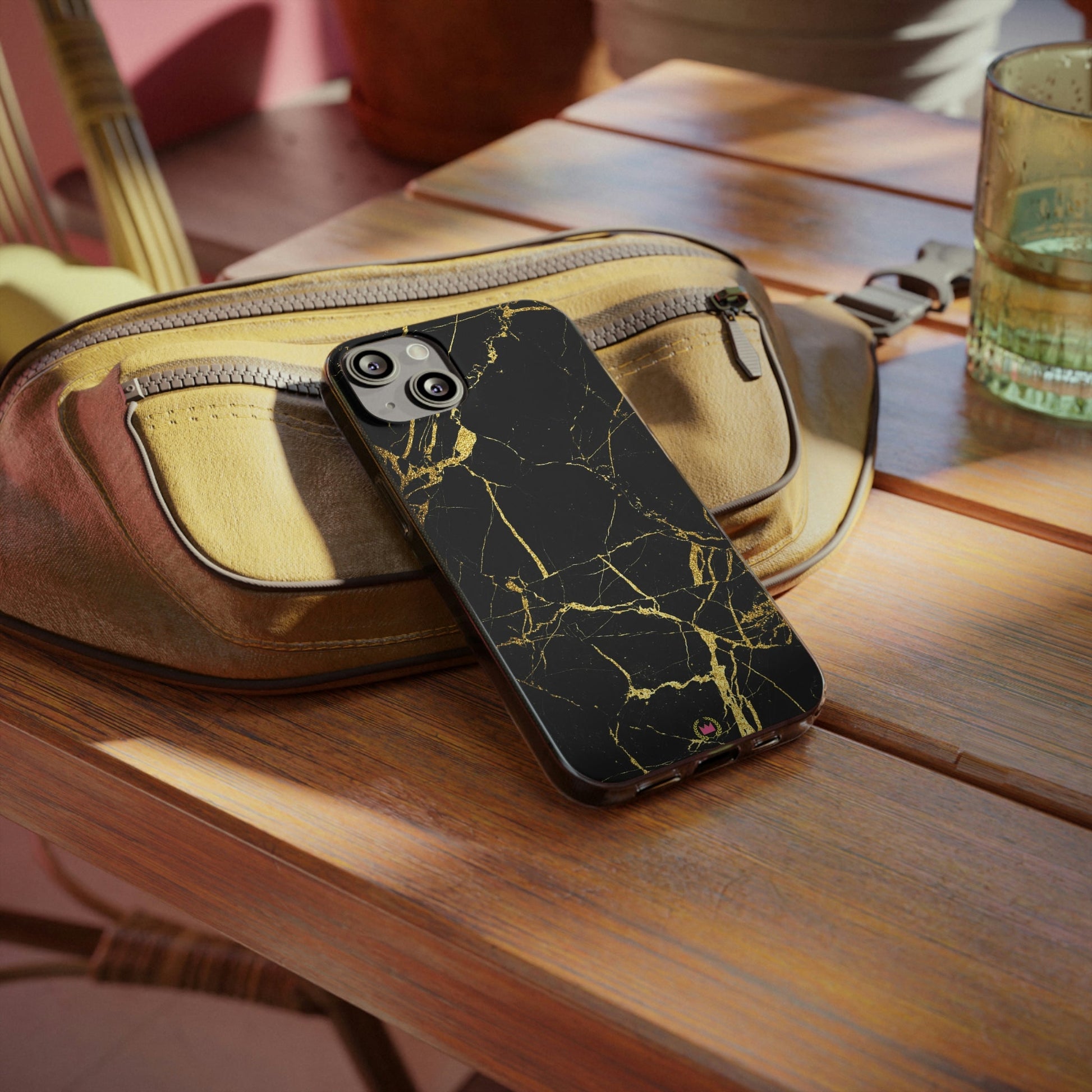 BLACK MARBLE Soft Phone Cases | CANAANWEAR | Phone Case | Case