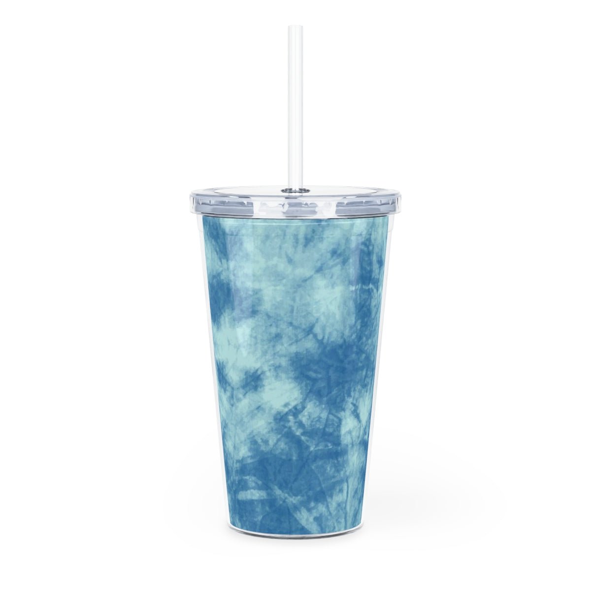 BLUE ACIDWEAR Plastic Tumbler with Straw | CANAANWEAR | Mug | Accessories