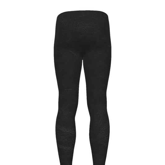 LEATHERTONE [BLACK] Men's leggings