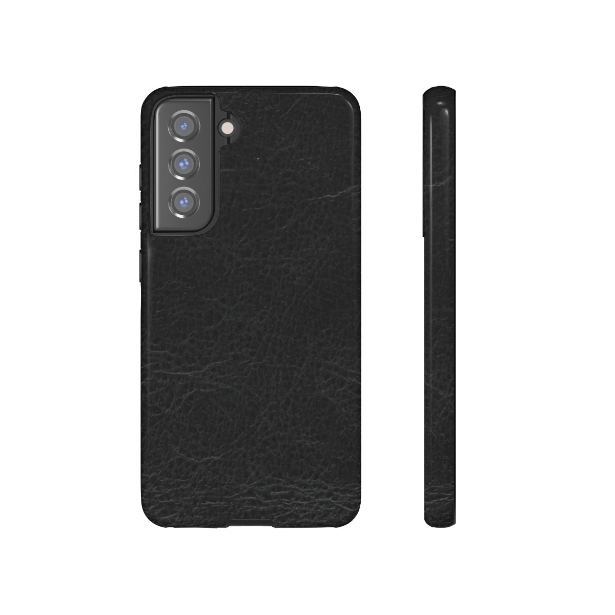 LEATHERTONE [Black] Tough Cases - Samsung S21 FE / Glossy