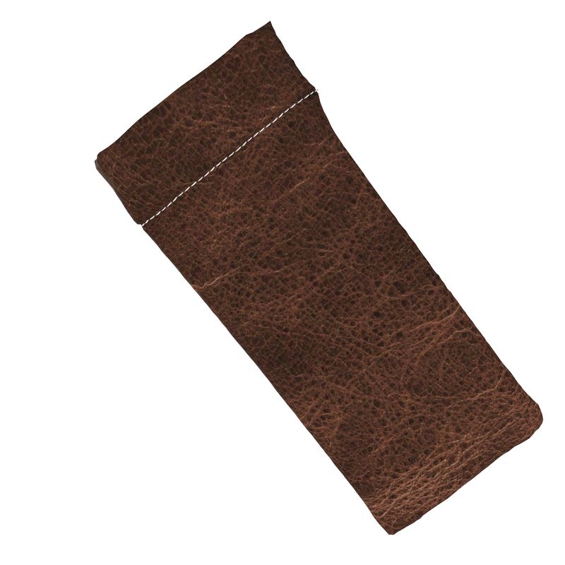 LEATHERTONE [BROWN] Glasses Case Pouch | CANAANWEAR | Glasses Cases |