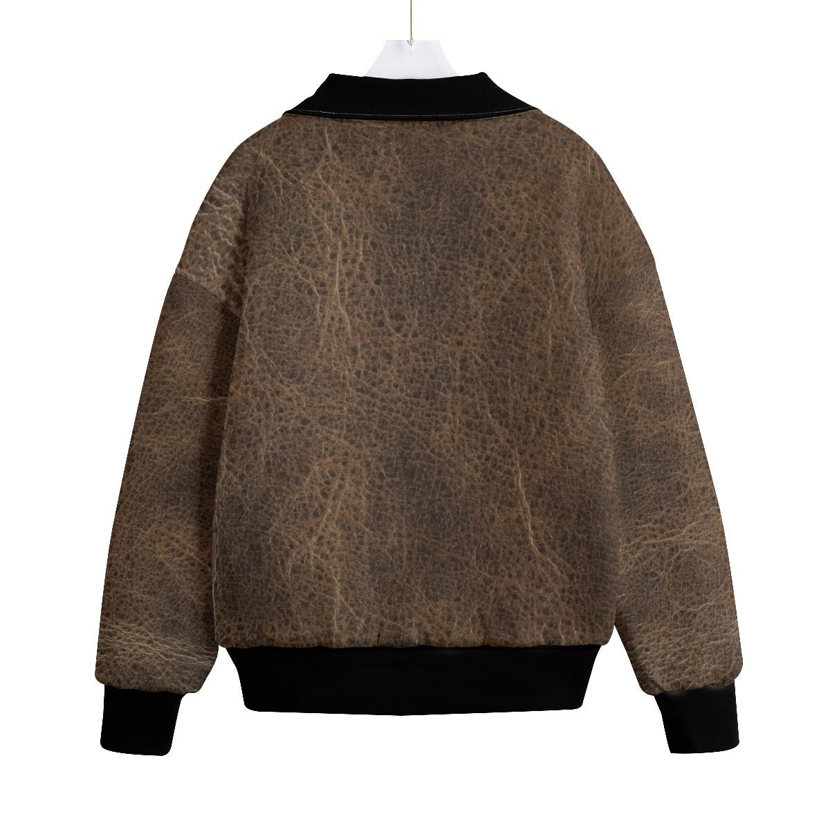 LEATHERTONE [BROWN] Knitted Fleece Jacket | CANAANWEAR | Jackets |