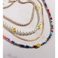 Multilayer Pearl Rainbow Beaded Necklace | CANAANWEAR | Jewelry | Choker