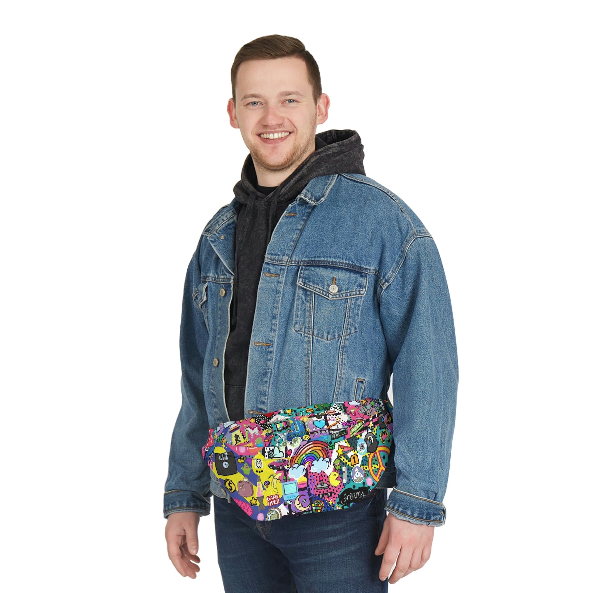 NOSTALGIATONE MAX Large Fanny Pack | CANAANWEAR | Bags | All Over Print