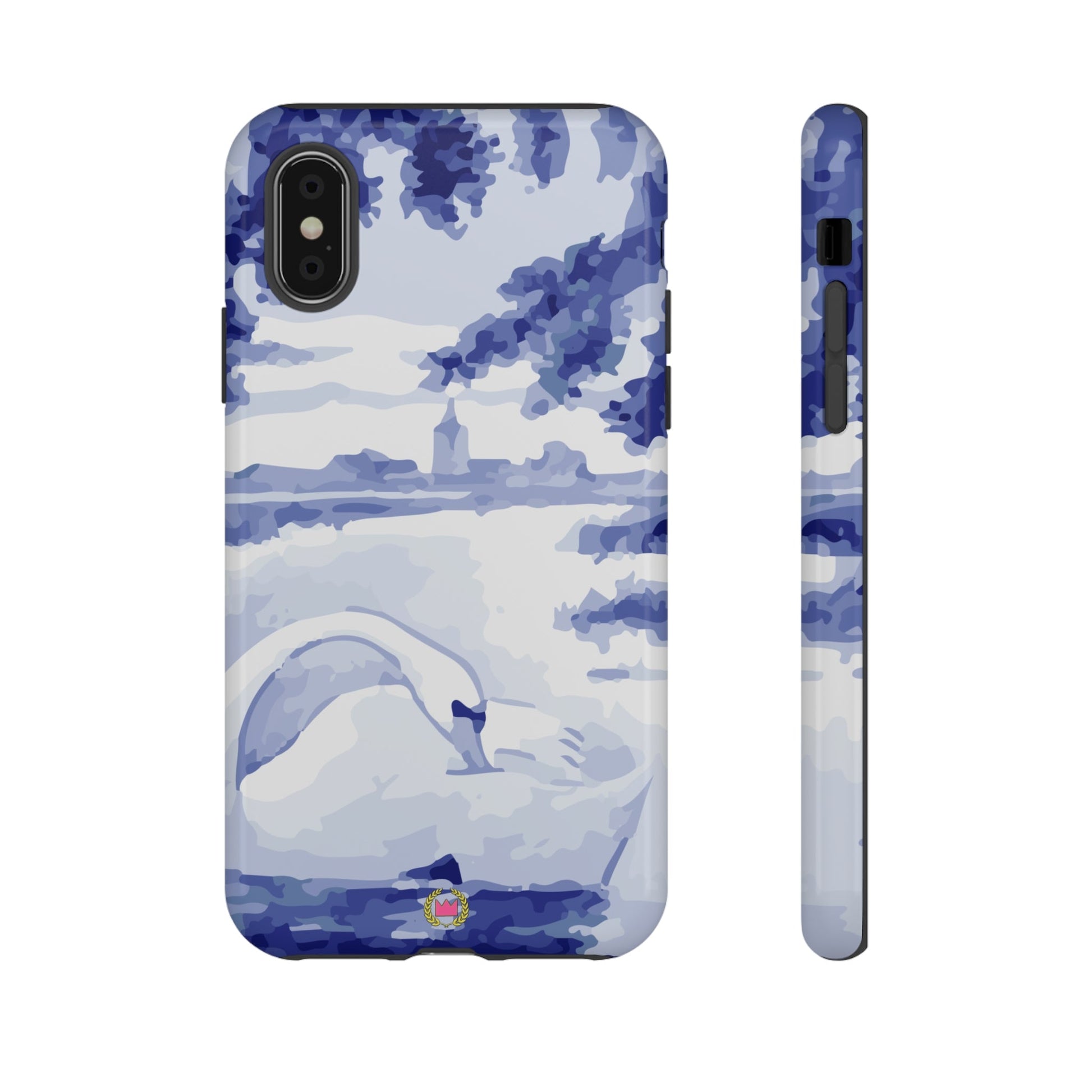 PORCELAIN BLUE 'White Swan' Tough Cases | CANAANWEAR | Phone Case