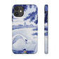 PORCELAIN BLUE 'White Swan' Tough Cases | CANAANWEAR | Phone Case | Glossy
