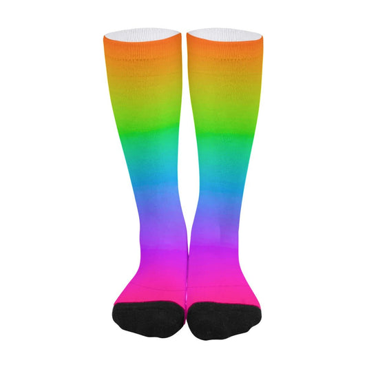 RAINBOW GRDNT Long Socks