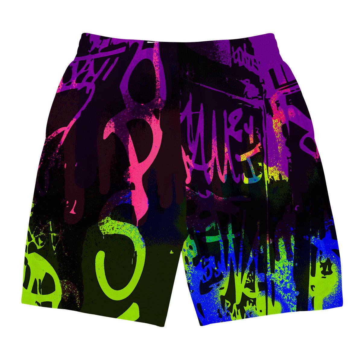 REBEL GRAFFITI NEON Board Shorts | CANAANWEAR | Shorts | mens shorts