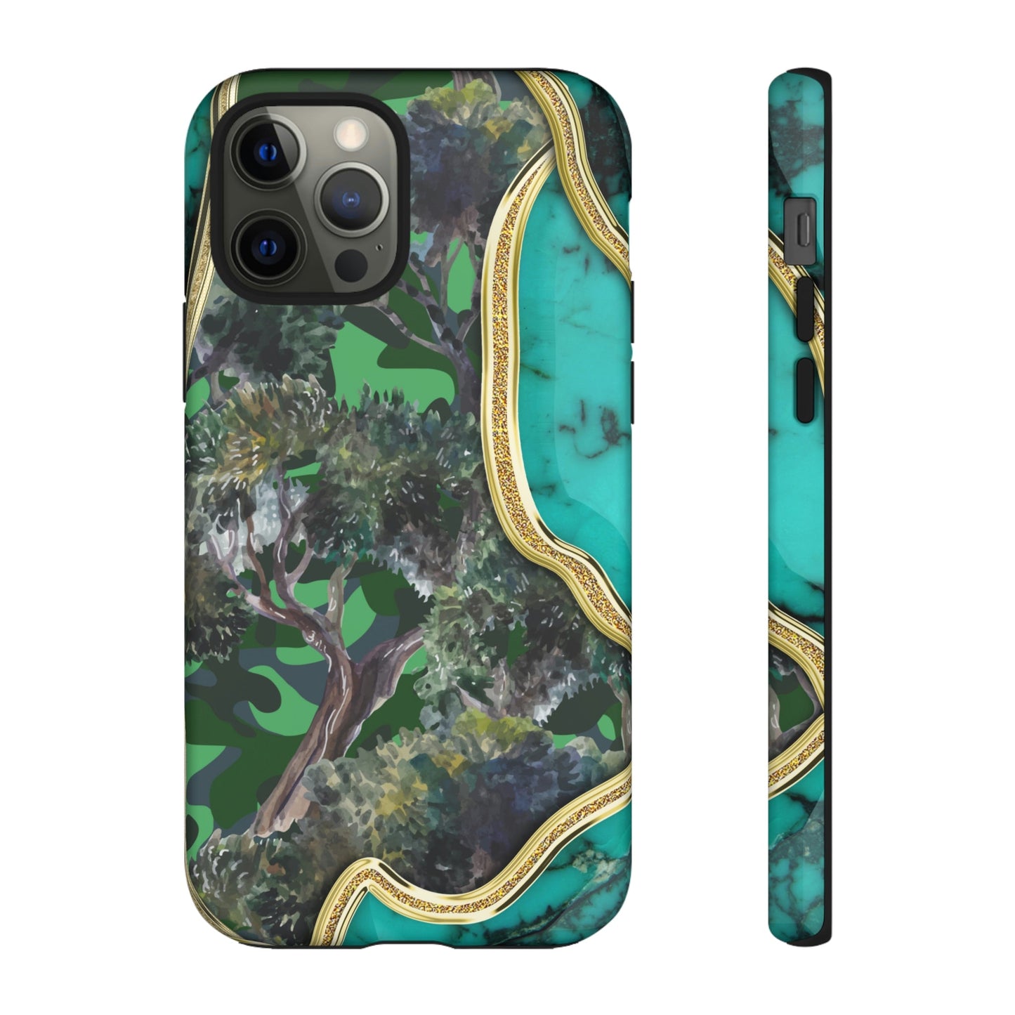 TURQUOISE + CAMO Tough Cases | CANAANWEAR | Phone Case | Glossy
