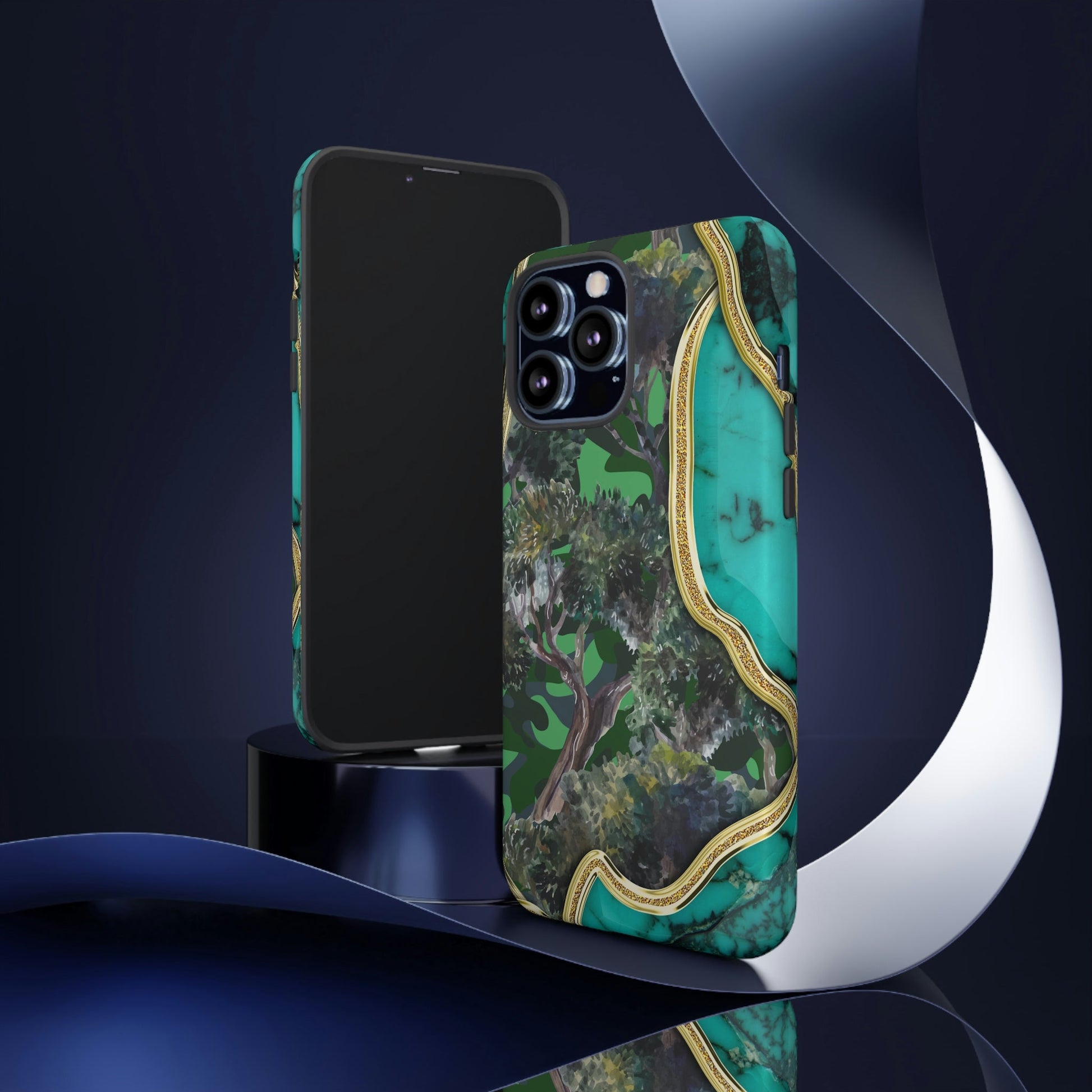 TURQUOISE + CAMO Tough Cases | CANAANWEAR | Phone Case | Glossy